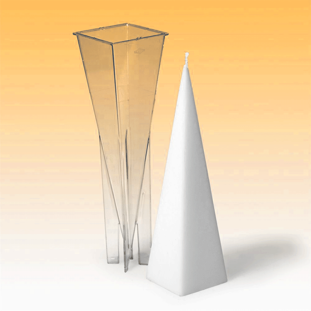 Pyramid candle mold