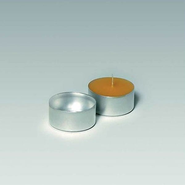 Coupelle bougie chauffe-plat Argent - Coupelles pour Bougies Chauffe-plats