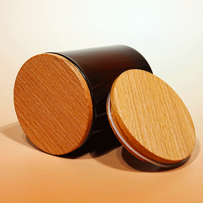 Beech wood cover - 80 mm diameter