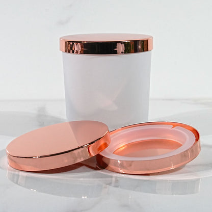 Rose Gold Metallic Lid - 77mm Diameter