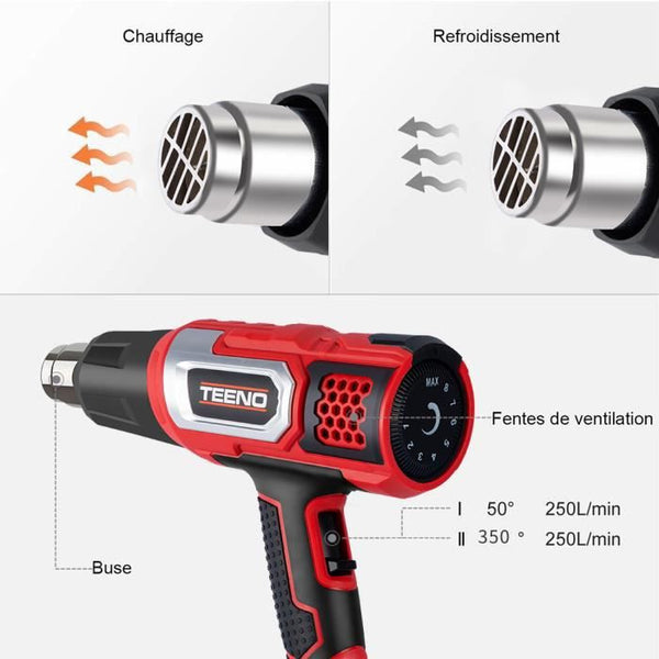 Décapeur Thermique - 2000w - Appareils et bassins