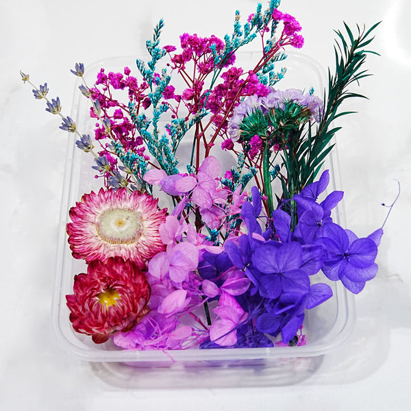 Fleurs séchées pour personnaliser vos créations de bougies