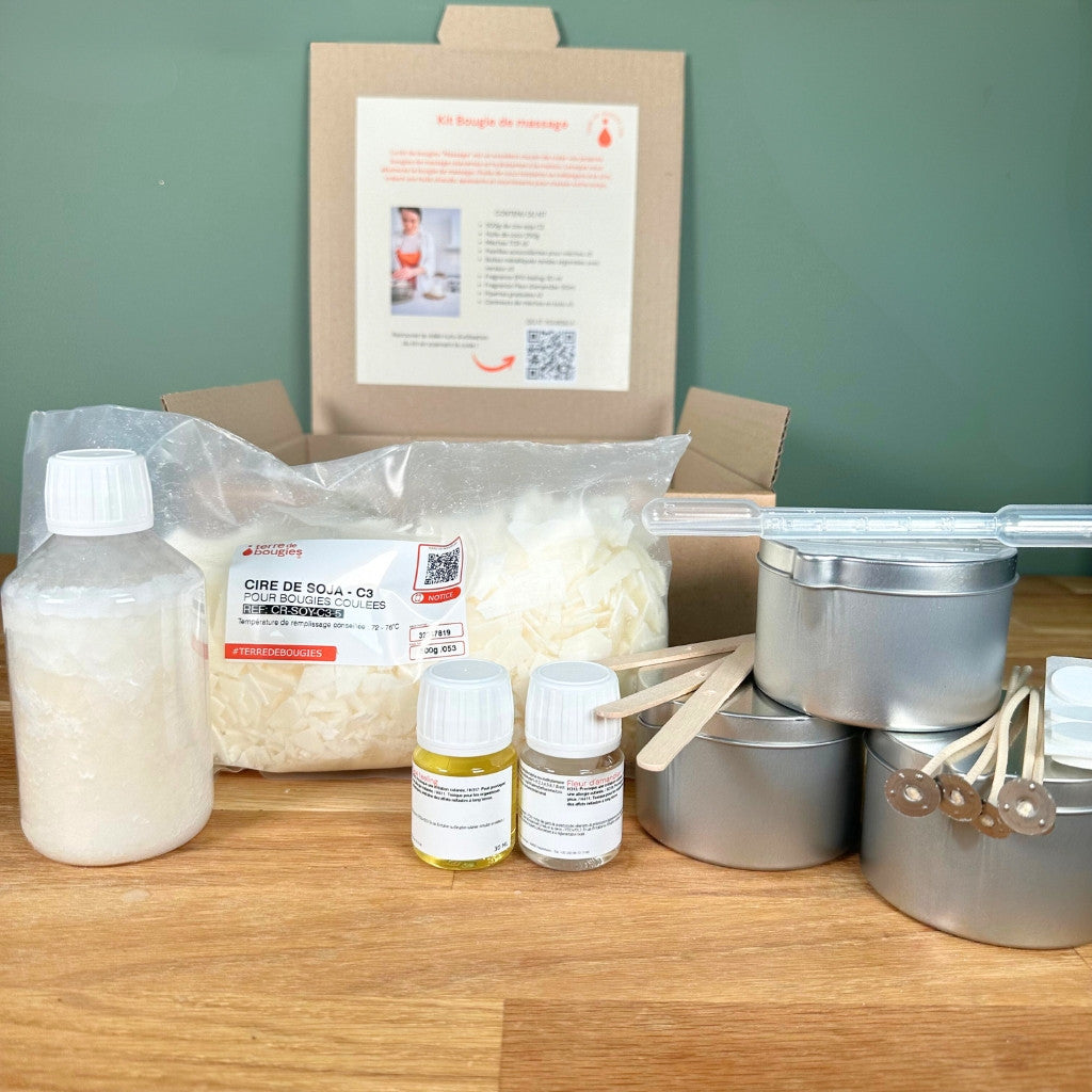 Kit pour Bougie de massage - Kits à bougies