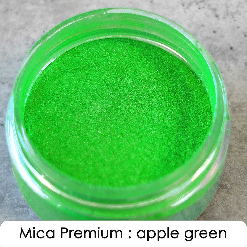 Mica poudre - Apple Green - Micas naturels