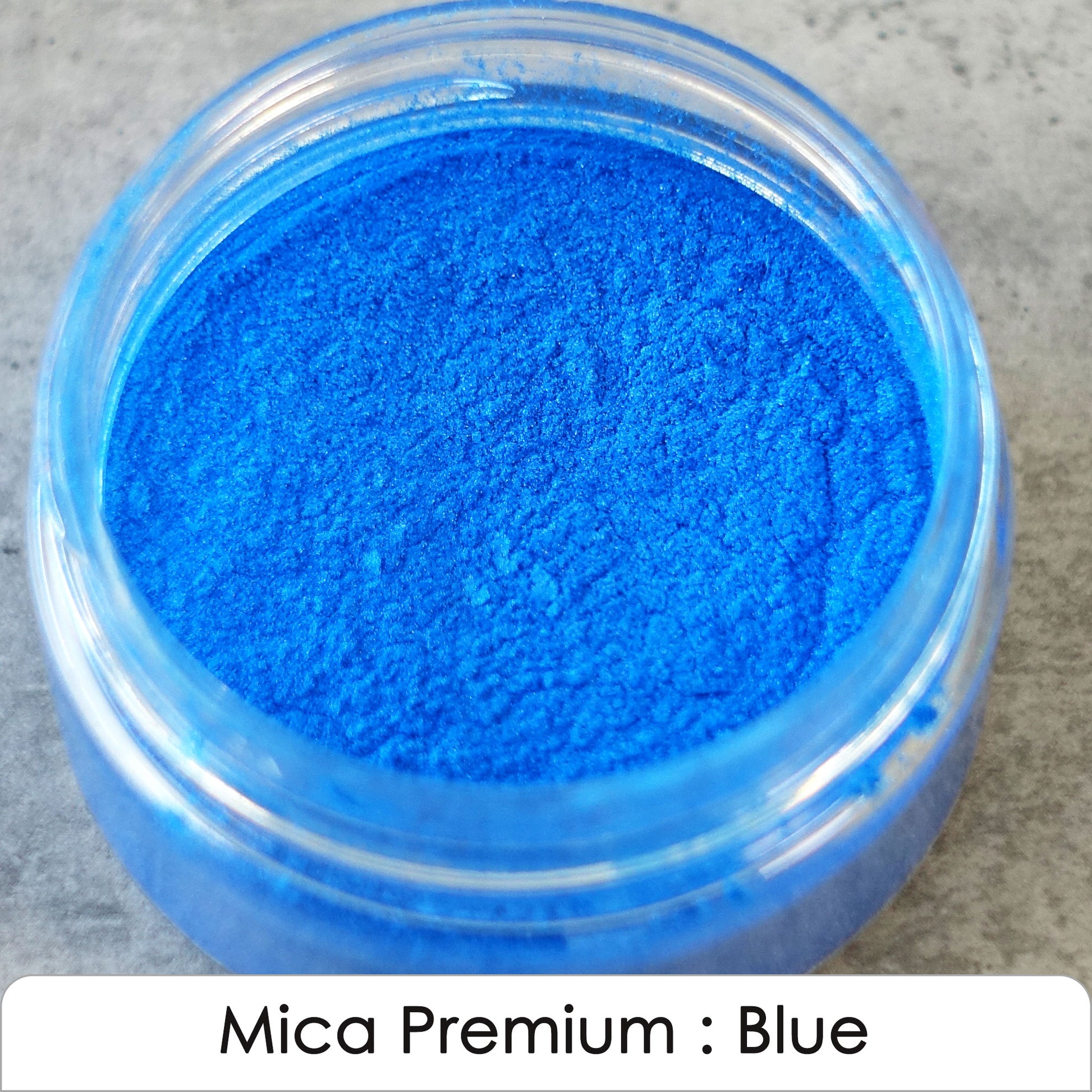 Mica poudre - Bleu - Micas naturels