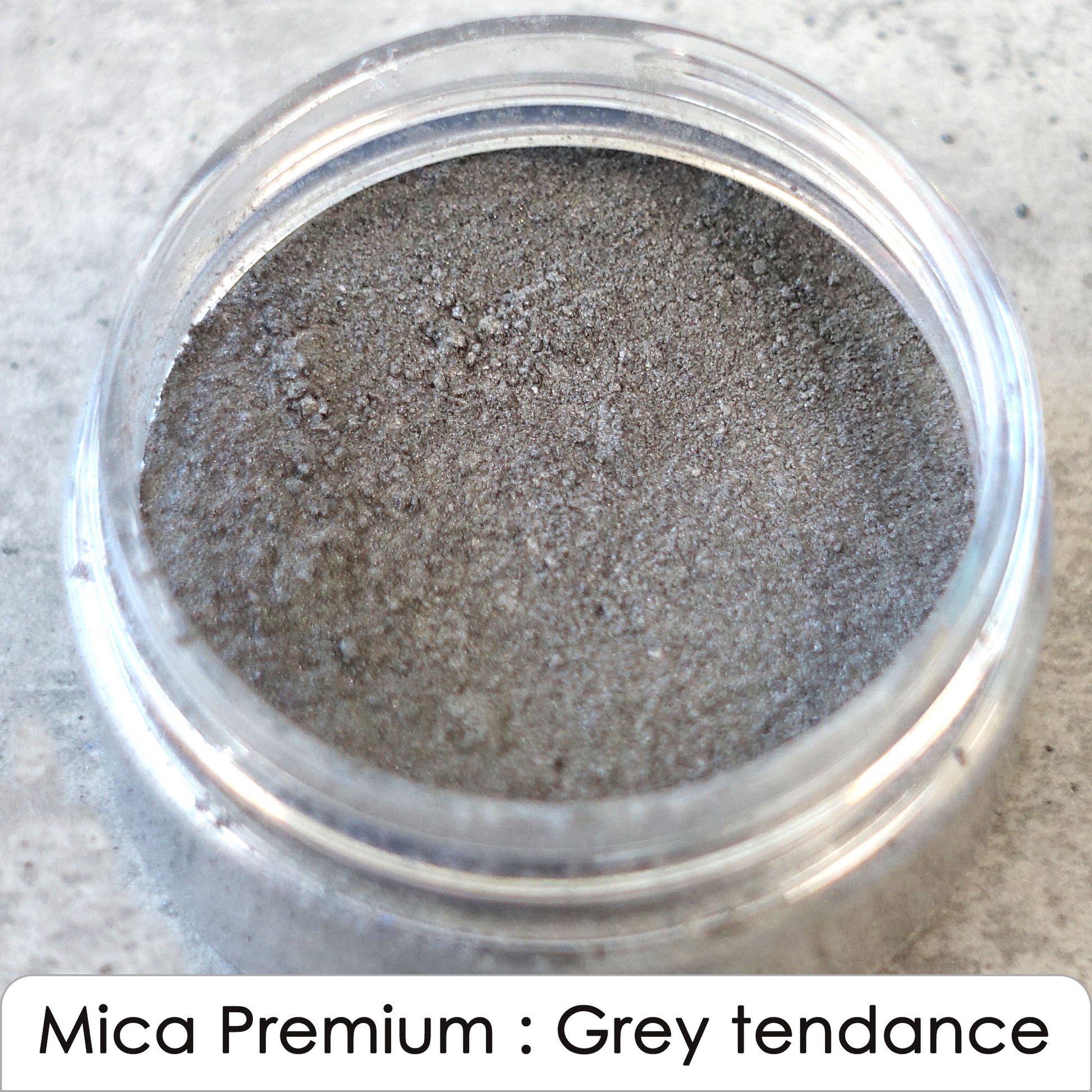 Mica poudre - Gris Tendance - Micas naturels