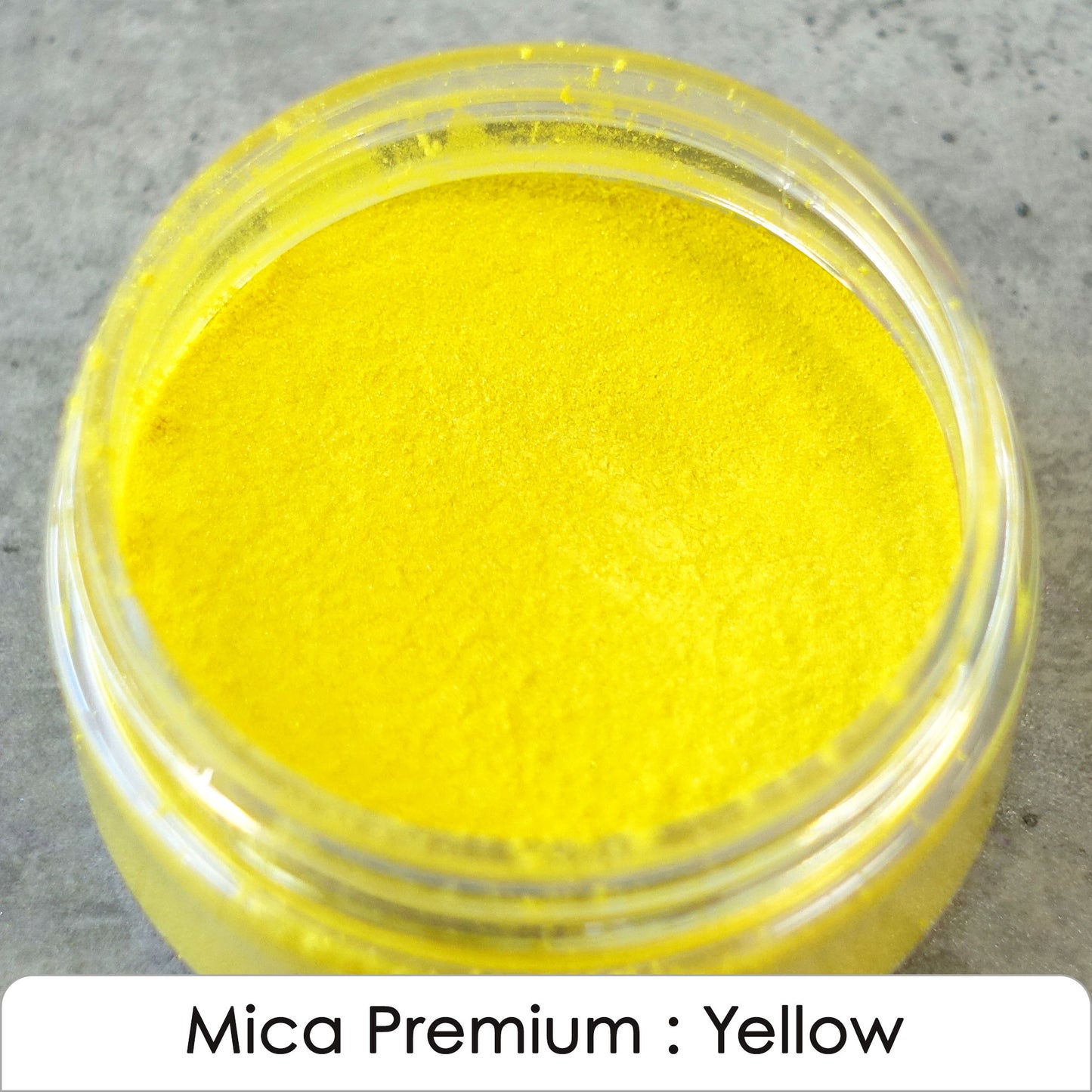 Mica poudre - Jaune - Micas naturels