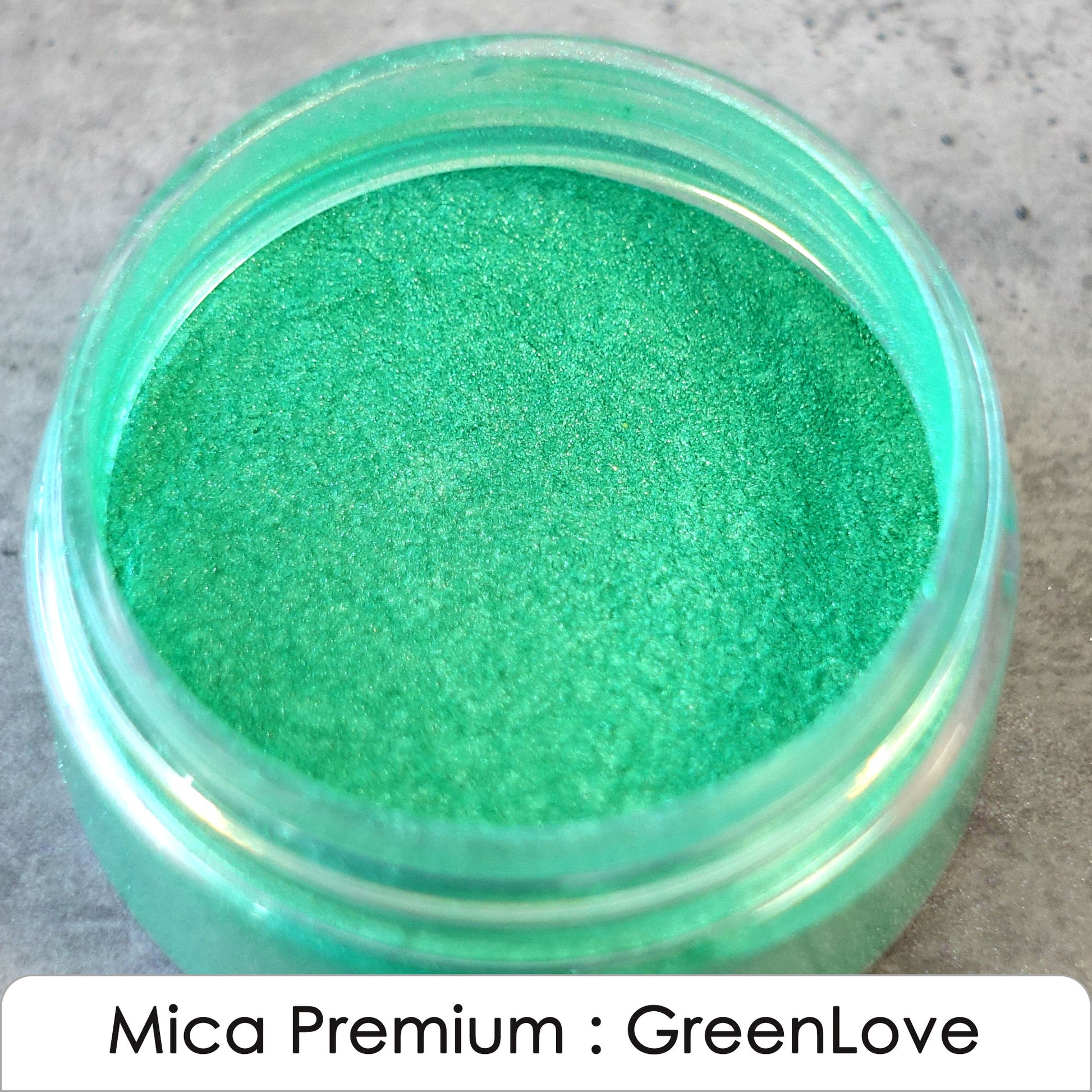 Mica poudre - Green Love - Micas naturels