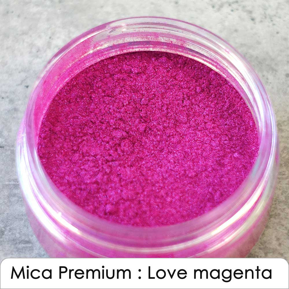 Mica poudre - Rose Magenta - Micas naturels