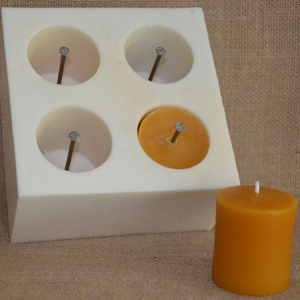 Moule en silicone - 4 Bougies votives - Moules pour Chauffe-plats