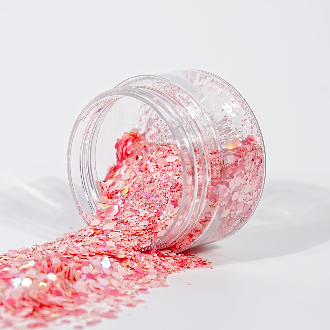 Paillettes pour bougies duo de roses poudré