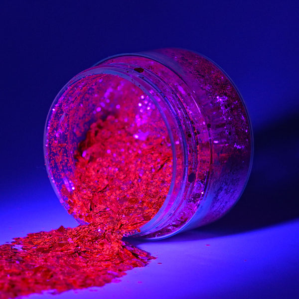 Paillettes phosphorescentes pour décorer vos bougies